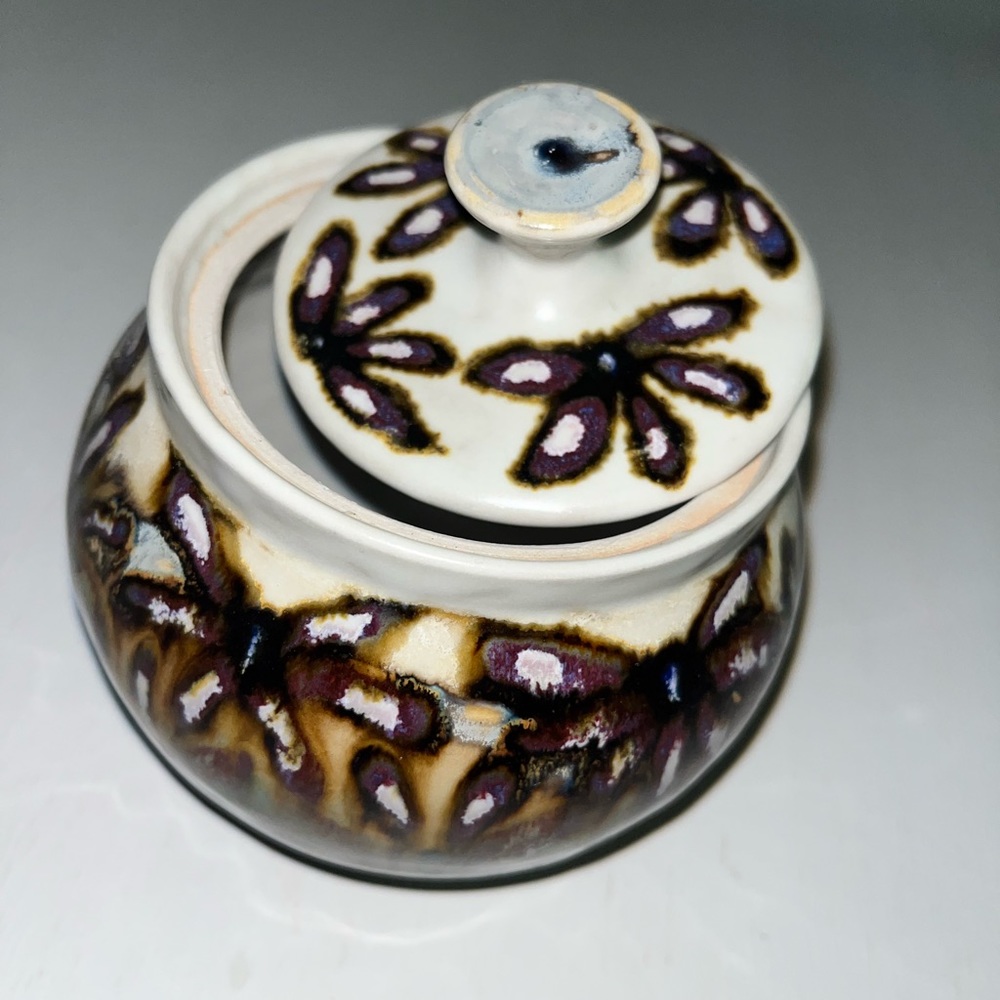 Handmade ceramic container